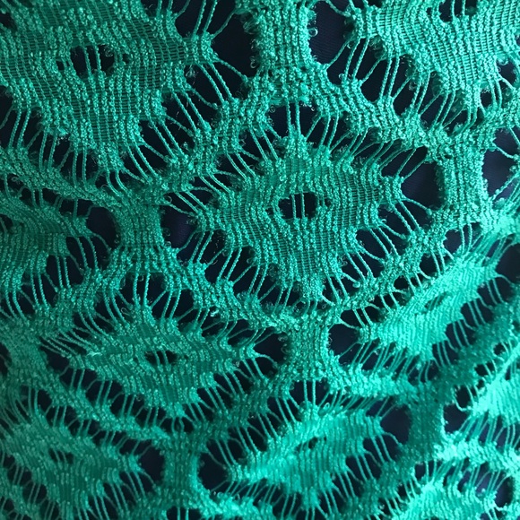 Judith March Green Scoop Neck Dress size M - Picture 7 of 8